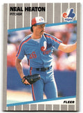 1989 Fleer Neal Heaton . Montreal Expos #377