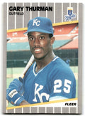 1989 Fleer Gary Thurman Kansas City Royals #296