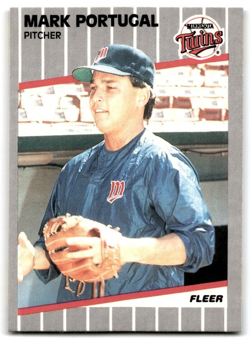 1989 Fleer Mark Portugal Minnesota Twins #123
