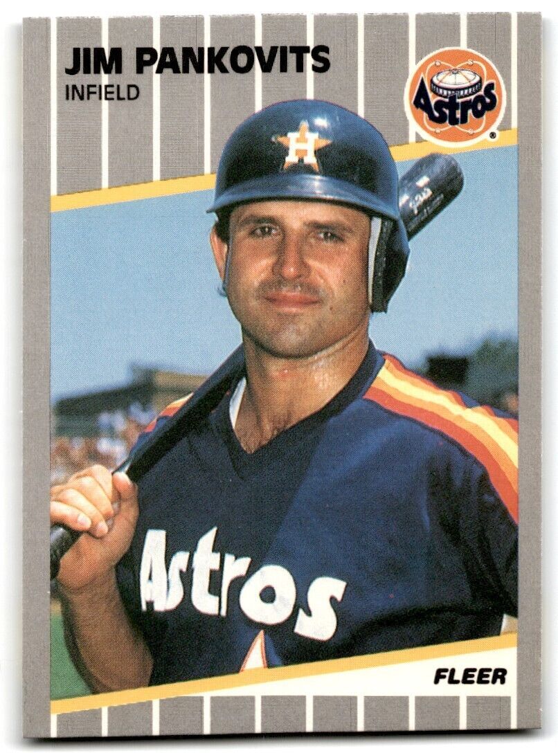 1989 Fleer Jim Pankovits Houston Astros #363