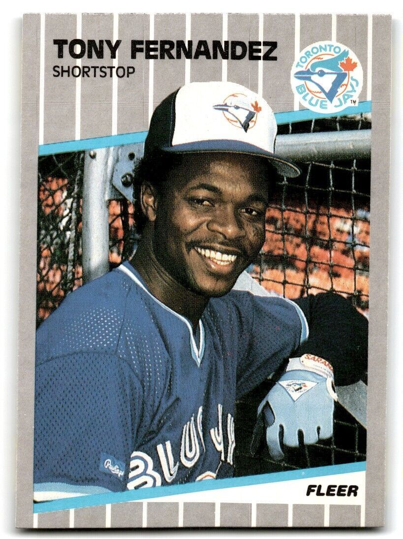 1989 Fleer Tony Fernandez Toronto Blue Jays #231