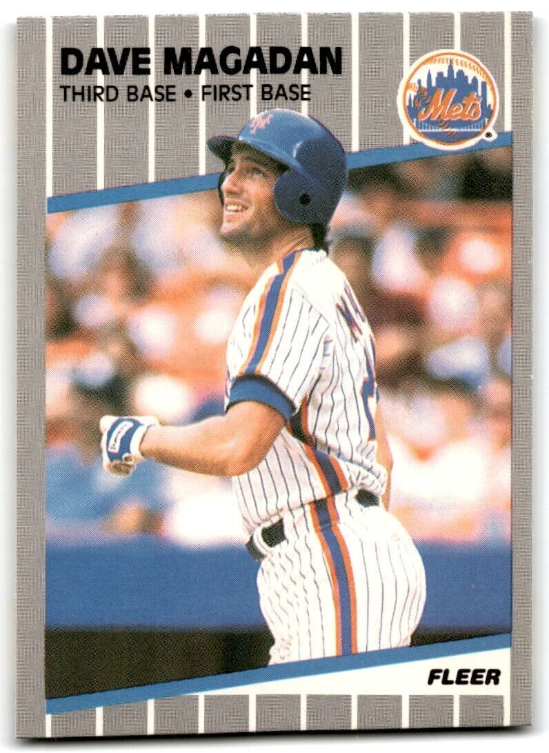 1989 Fleer Dave Magadan 3b New York Mets #41