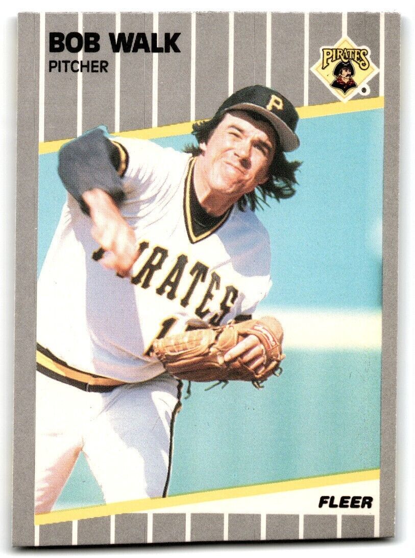 1989 Fleer Bob Walk Pittsburgh Pirates #223