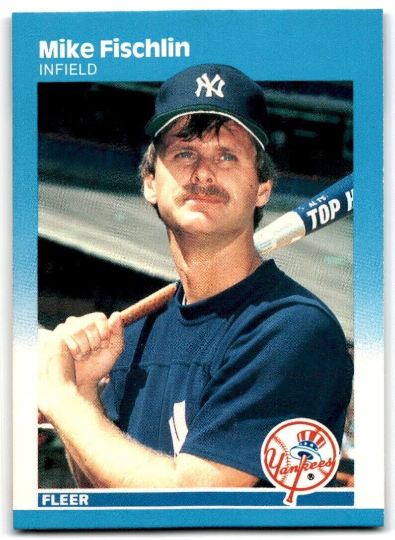 1987 Fleer Mike Fischlin New York Yankees #98