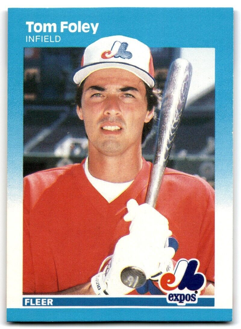 1987 Fleer Tom Foley Montreal Expos #318