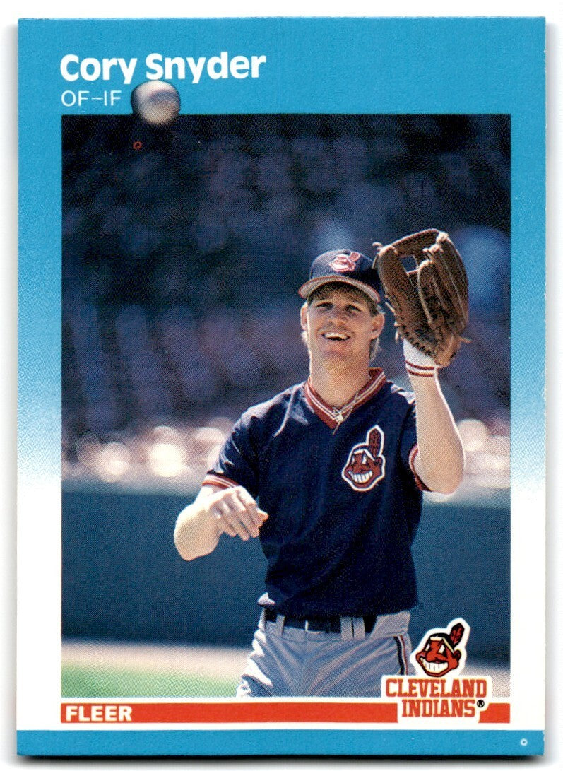 1987 Fleer Cory Snyder Cleveland Indians #260