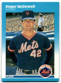 1987 Fleer Roger McDowell New York Mets #16