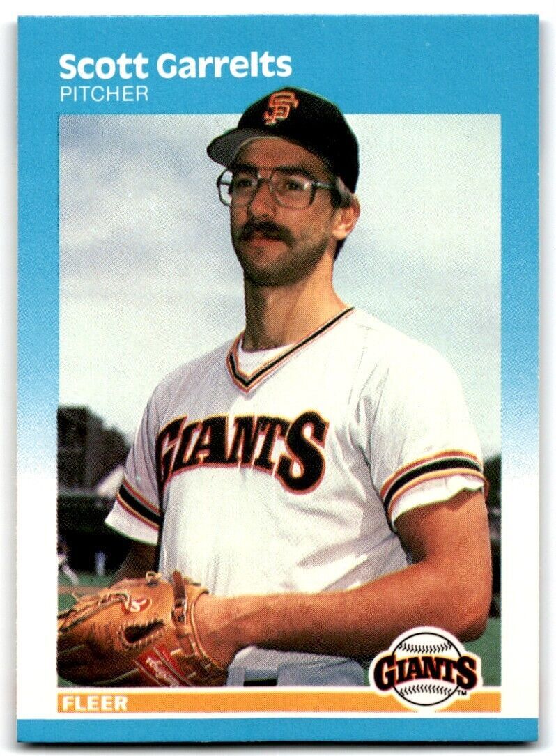 1987 Fleer Scott Garrelts p San Francisco Giants #273