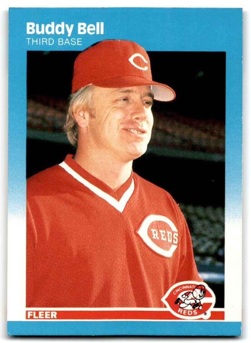 1987 Fleer Buddy Bell Cincinnati Reds #193