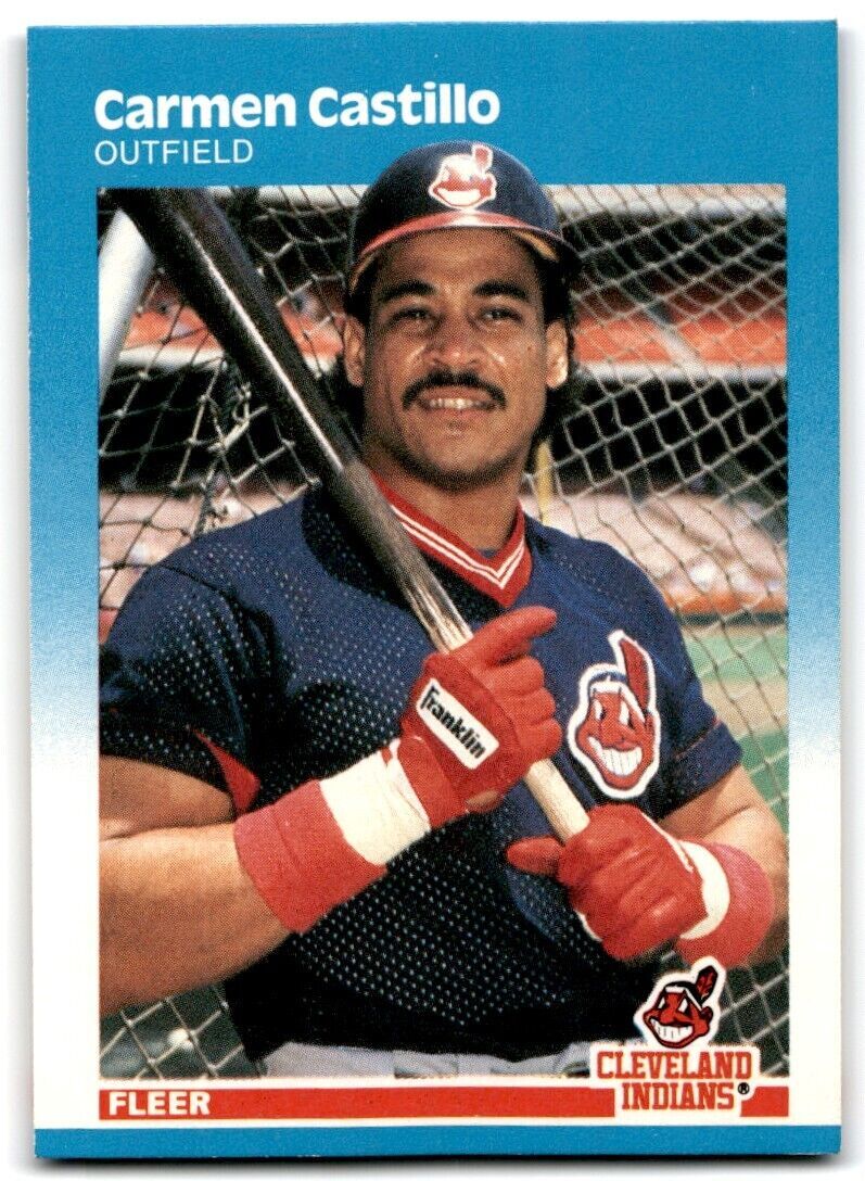 1987 Fleer Carmen Castillo of Cleveland Indians #250