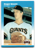 1987 Fleer Roger Mason p San Francisco Giants #280