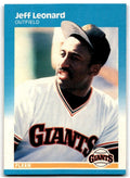 1987 Fleer Jeff Leonard San Francisco Giants #278