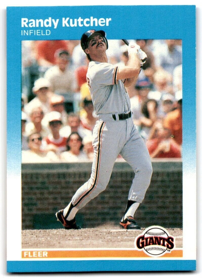 1987 Fleer Randy Kutcher Rookie San Francisco Giants #276