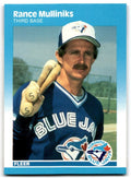 1987 Fleer Rance Mulliniks Toronto Blue Jays #237