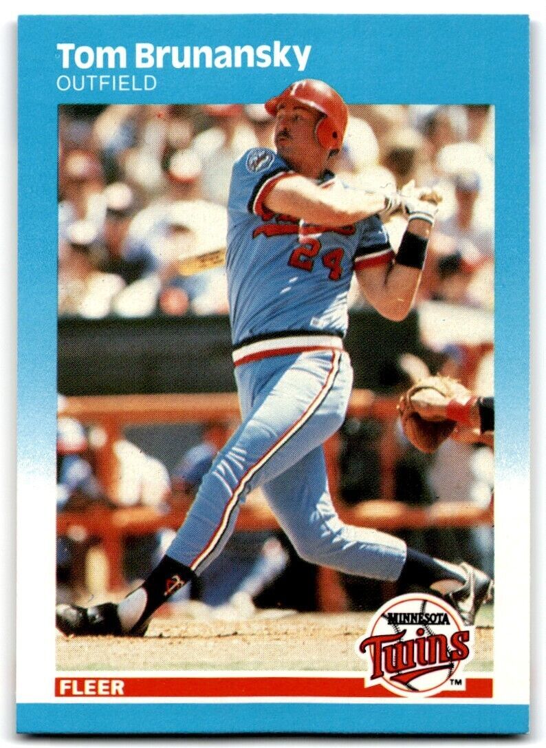 1987 Fleer Tom Brunansky Minnesota Twins #537