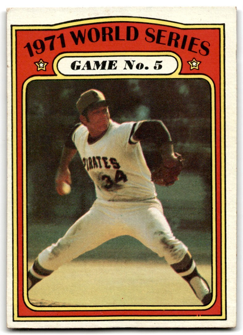 1972 Topps 1971 World Series Game No. 5 b Pittsburgh Pirates #227
