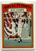 1972 Topps 1971 N.L. Playoffs - Bucs Champs! + Pittsburgh Pirates #221