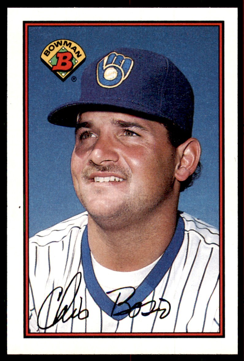 1989 Bowman Chris Bosio Milwaukee Brewers #134