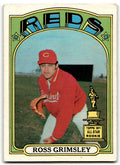 1972 Topps Ross Grimsley Rookie c Cincinnati Reds #99