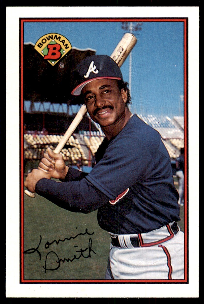 1989 Bowman Lonnie Smith Atlanta Braves #278