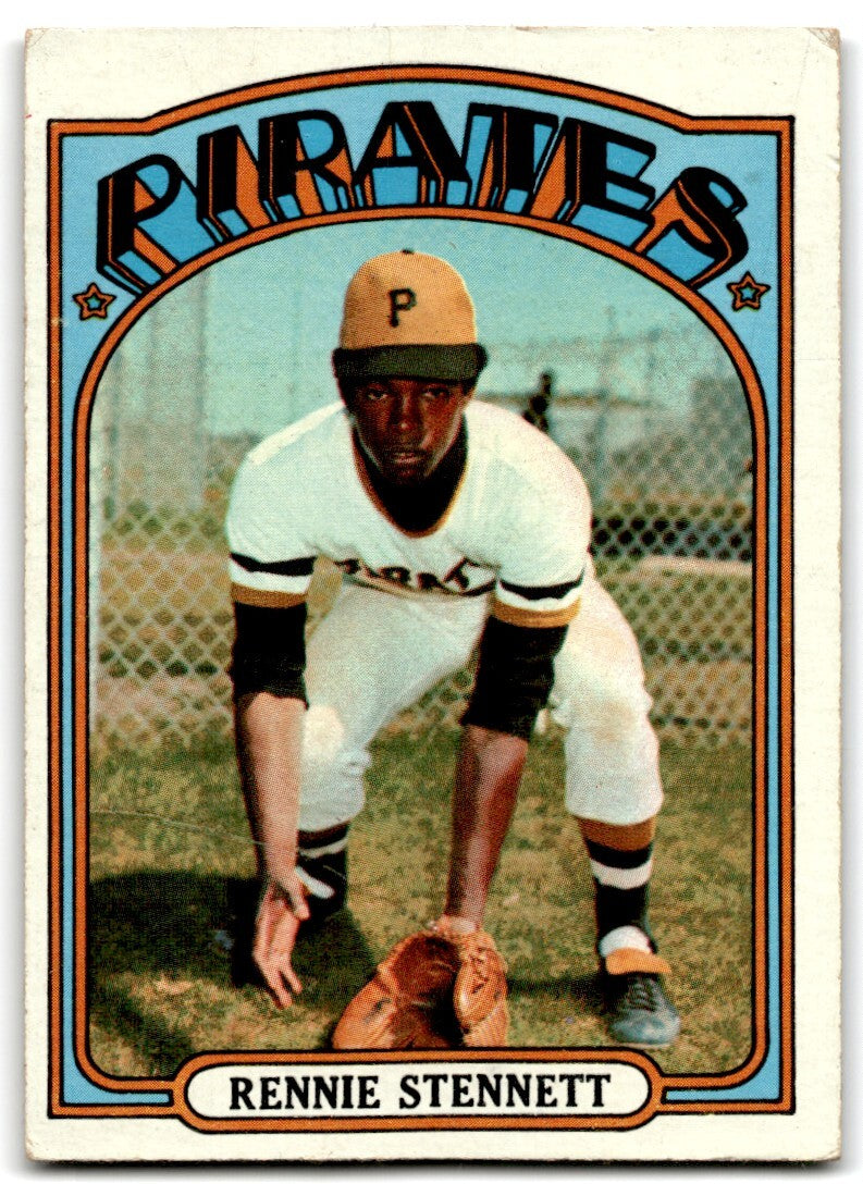1972 Topps Rennie Stennett Rookie , Pittsburgh Pirates #219