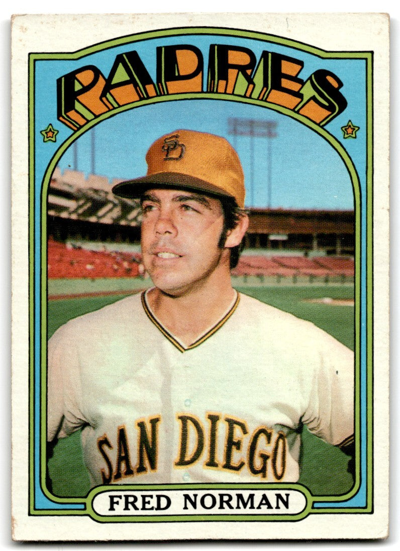 1972 Topps Fred Norman ` San Diego Padres #194