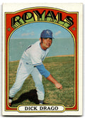 1972 Topps Dick Drago 1 Kansas City Royals #205