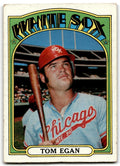 1972 Topps Tom Egan , Chicago White Sox #207
