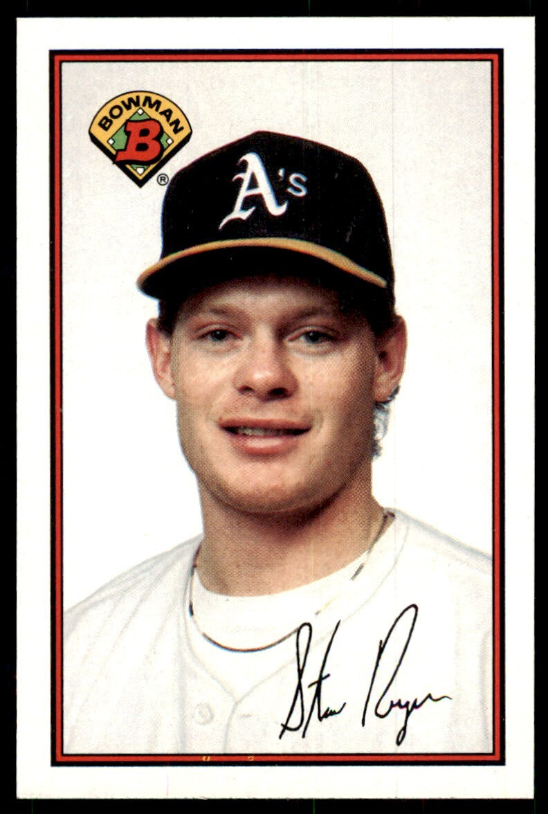 1989 Bowman Stan Royer Rookie Oakland Athletics #195