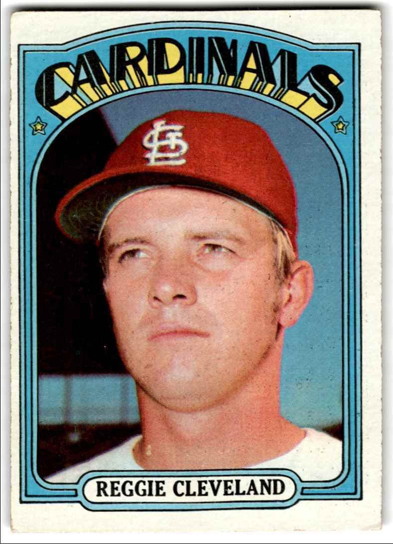 1972 Topps Reggie Cleveland b St. Louis Cardinals #375