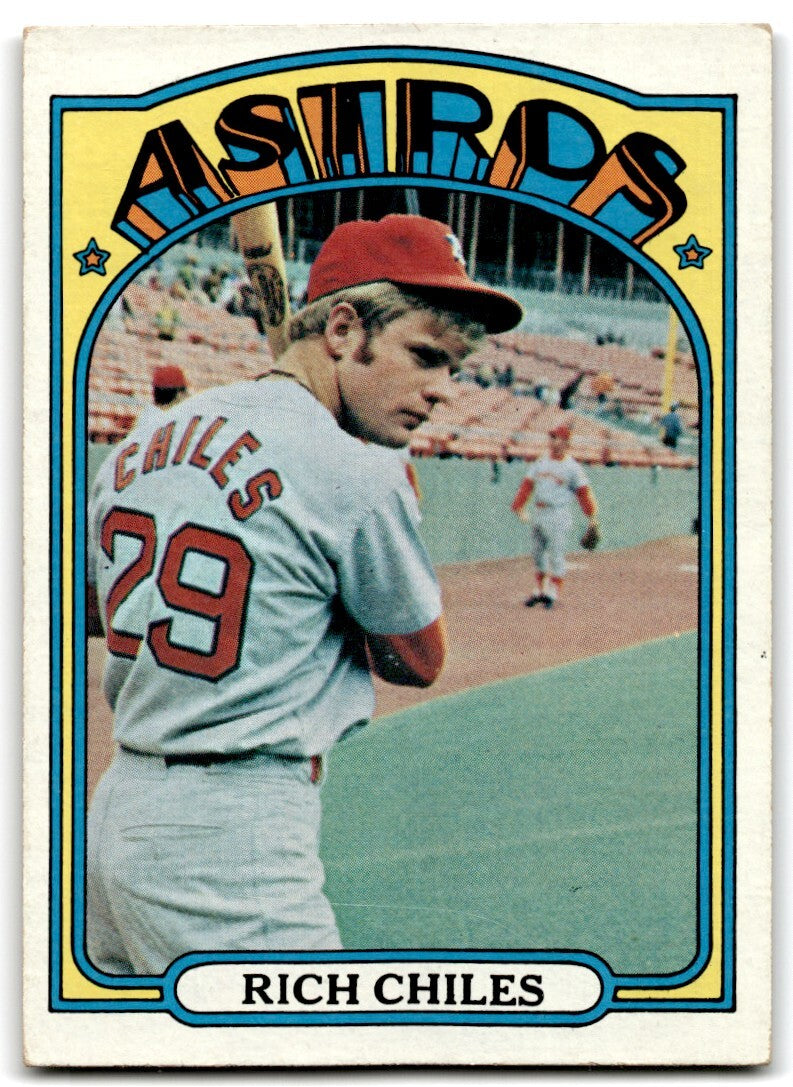 1972 Topps Rich Chiles Rookie of Houston Astros #56