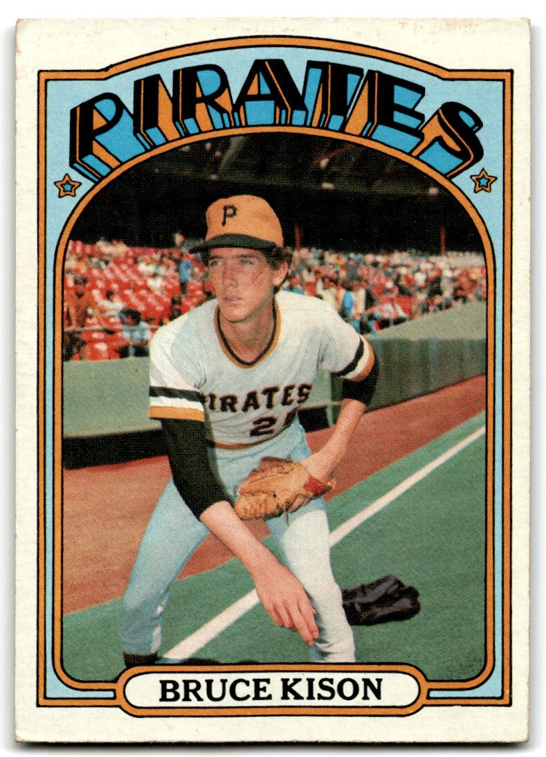 1972 Topps Bruce Kison Rookie Pittsburgh Pirates #72
