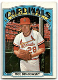 1972 Topps Moe Drabowsky a St. Louis Cardinals #627