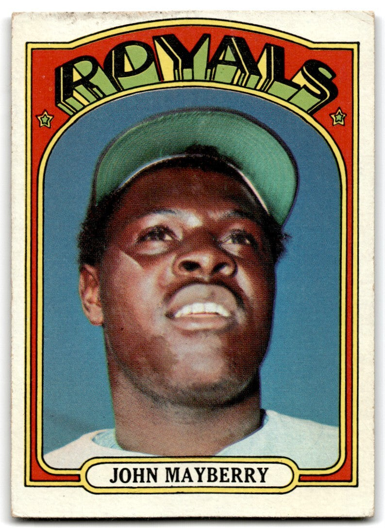 1972 Topps John Mayberry 1 Kansas City Royals #373