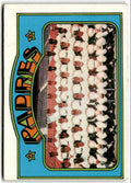 1972 Topps Team Card Rookie ' San Diego Padres #262