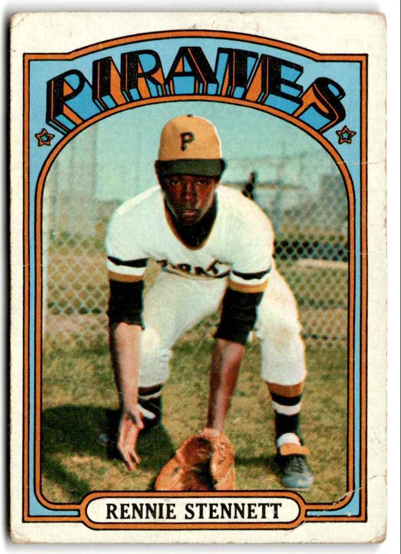 1972 Topps Rennie Stennett Rookie e Pittsburgh Pirates #219