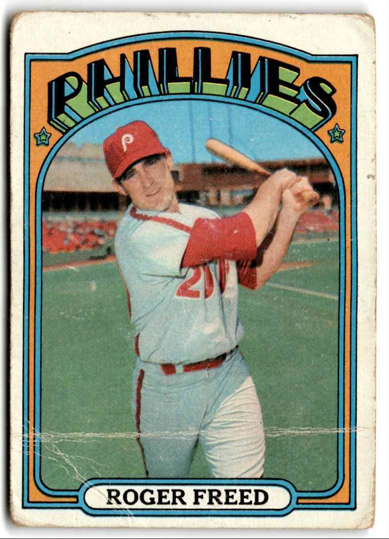 1972 Topps Roger Freed c Philadelphia Phillies #69
