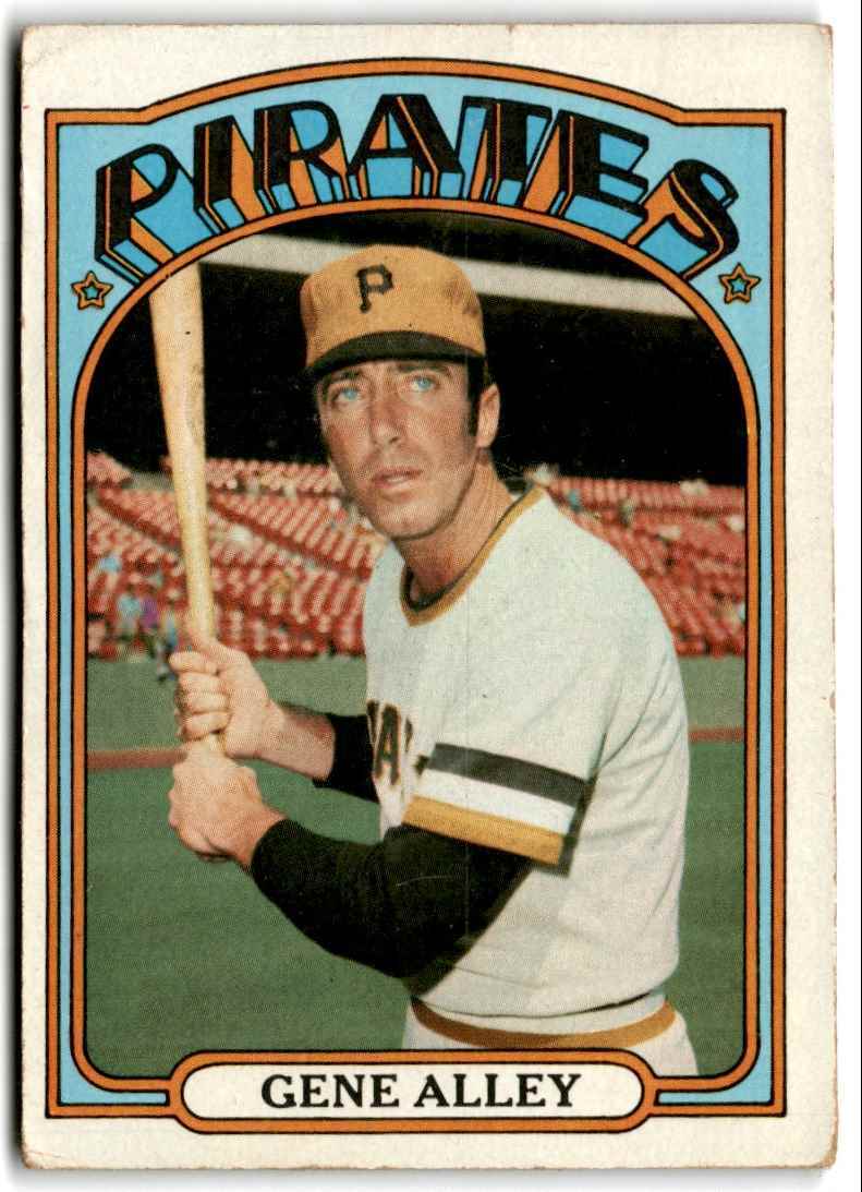 1972 Topps Gene Alley Pittsburgh Pirates #286