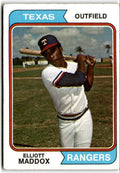 1974 Topps Elliott Maddox c Texas Rangers #401