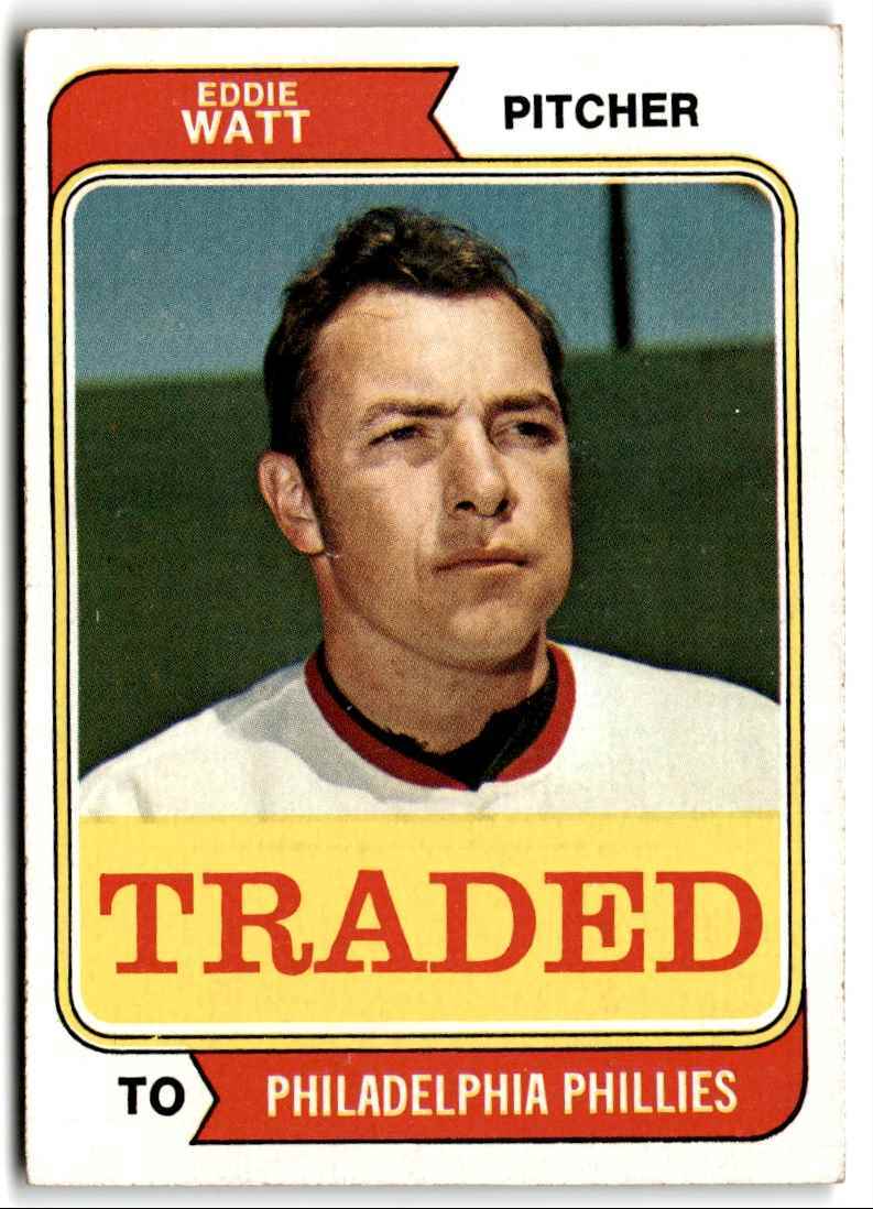 1974 Topps Eddie Watt a Philadelphia Phillies #534T