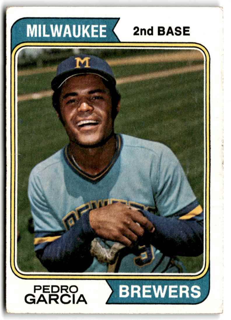 1974 Topps Pedro Garcia Milwaukee Brewers #142