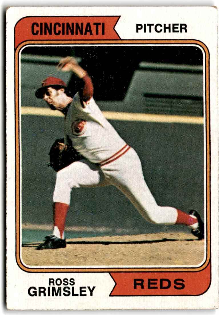 1974 Topps Ross Grimsley Cincinnati Reds #59