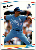 1988 Fleer Update Ted Power Kansas City Royals #U-33