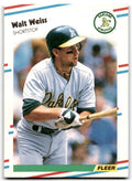 1988 Fleer Update Walt Weiss Oakland Athletics #U-56