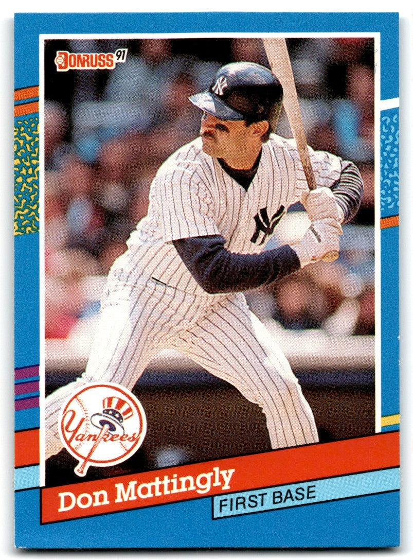 1991 Donruss Don Mattingly New York Yankees #107