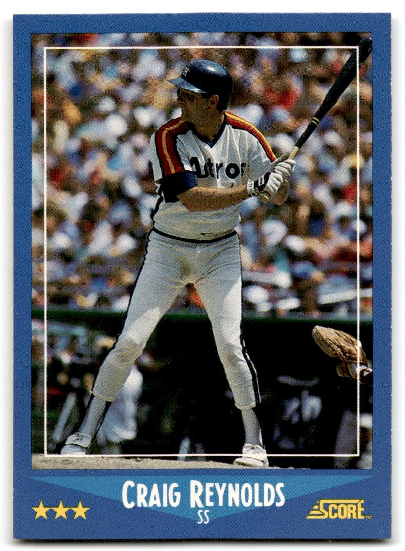 1988 Score Craig Reynolds Houston Astros #207