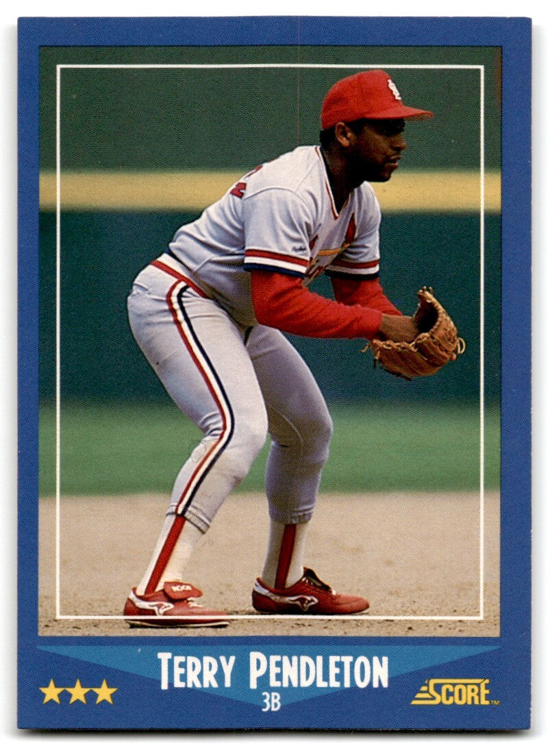 1988 Score Terry Pendleton St. Louis Cardinals #190