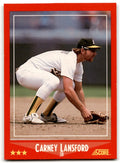1988 Score Carney Lansford Oakland Athletics #253