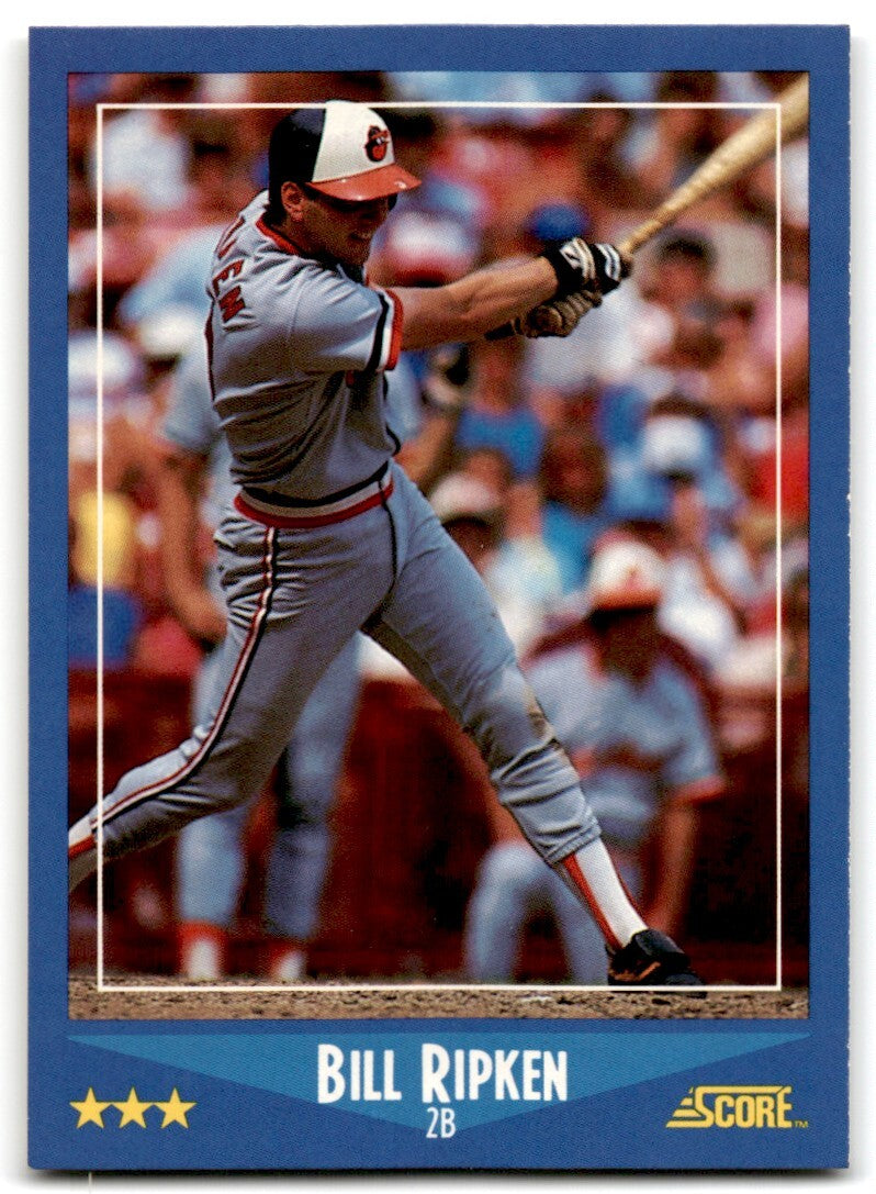 1988 Score Bill Ripken Rookie Baltimore Orioles #200