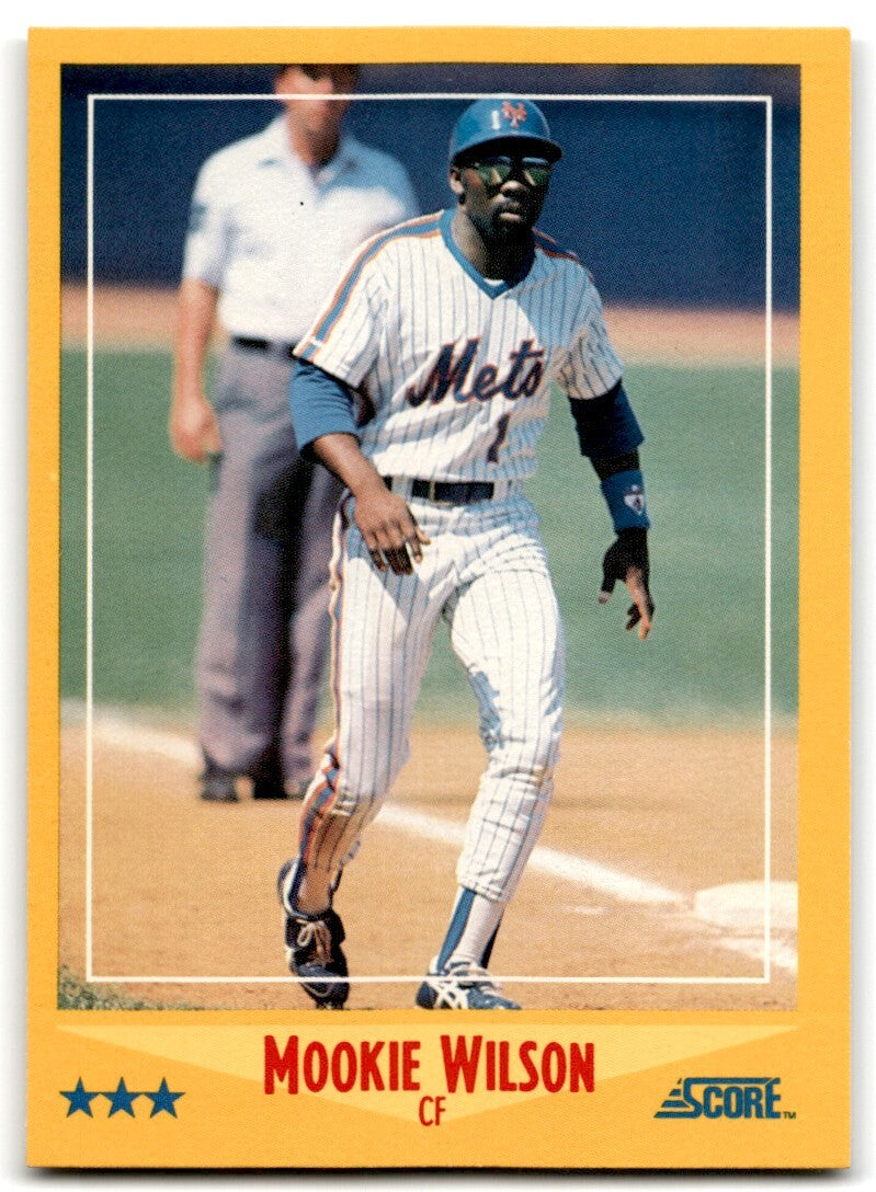 1988 Score Mookie Wilson New York Mets #474